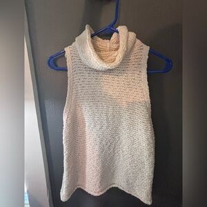 Anthropologie Ivory Textured Knit